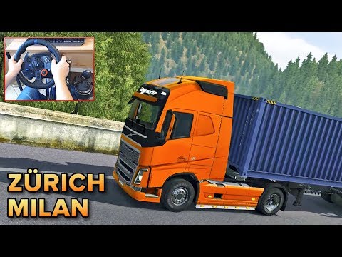 Volvo FH Zurich - Milan | ETS 2 Timelapse