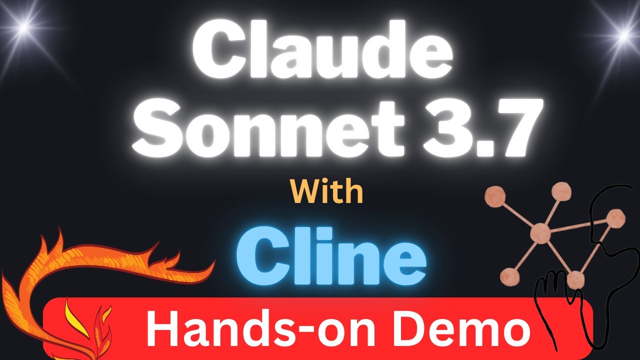 VSCode Cline AI with Claude Sonnet 3.7 - Hands-on Demo