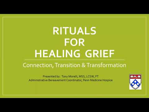 Watch video titled Rituals for Healing Grief: Connection, Transition & Transformation on YouTube