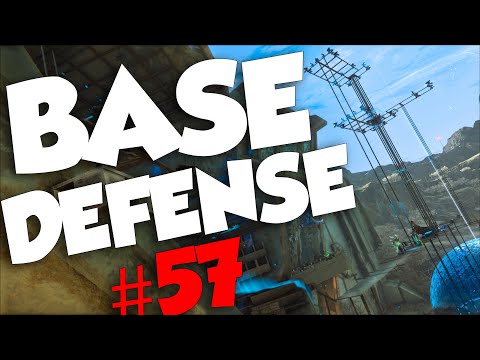 Defending My Base From The Alpha Tribe!!! - ARK Base Defense #57