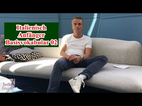 Italienisch lernen Video 03 Teil 2 - Italienisch wichtige Wörter - Vokabeln schnell lernen