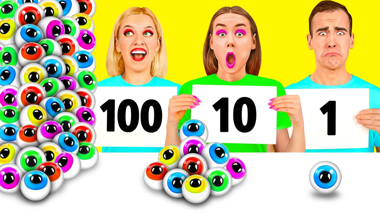 100個重ねフードチャレンジ | おいしいキッチンハック BooBoom Challenge