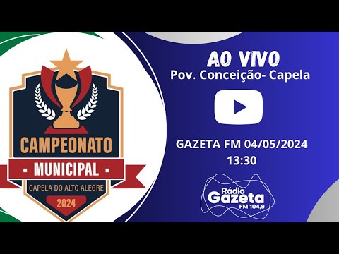 Bahia x Fluminense  13:45 Botafogo x Força Jovem 16:00 Campeonato Capela do Alto Alegre 2024