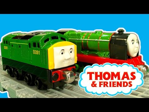Thomas And Friends Diesel 261 & Big City Engine Take N Play Toy Train Study