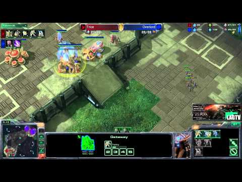 Trice (P) vs Overlord (Z) -- Starcraft 2 [LAGTV]