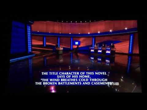 Final Jeopardy, “British Novels” category - Alex Damisch Day 2 (11/29/19)
