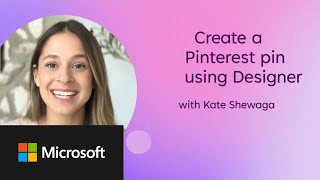 Microsoft Create: Create a Pinterest pin using Designer