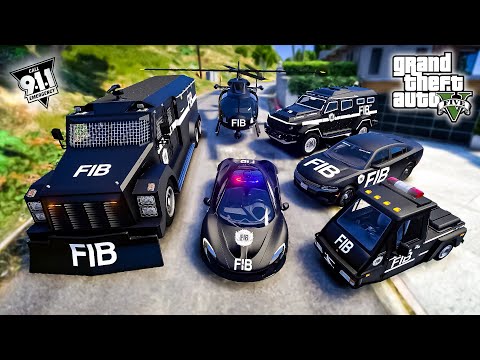 Stealing SECRET FIB CARS in GTA 5!