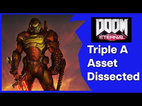 Dissecting Triple A Game models in Blender: Doom Eternal