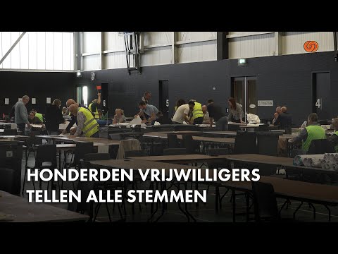 De stemmen worden geteld in Nissewaard en Voorne aan Zee