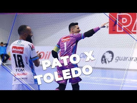 PATO FUTSAL 5 X 2 TOLEDO - GOLS - CAMPEONATO PARANAENSE 2019