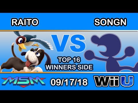 MSM 158 - CND | Raito (Duck Hunt) Vs. Songn (Mr. Game & Watch) Top 16 Winners - Smash 4