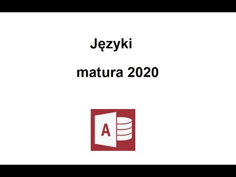 Języki. Zadanie z baz danych. Matura z Informatyki poziom rozszerzony - maj 2020.