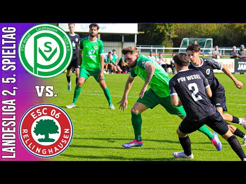 PSV Wesel vs ESC Rellinghausen  / Landesliga Niederrhein, Gruppe 2, 15.09.2025