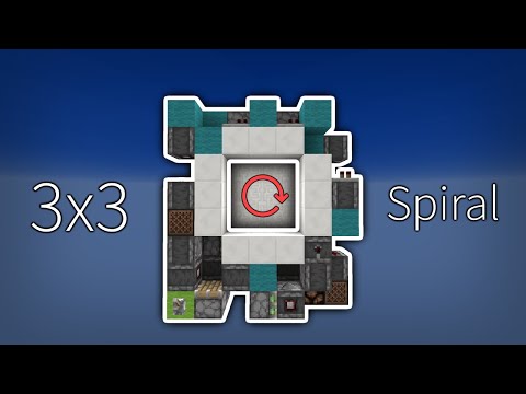 The BEST 3x3 Spiral Door In Minecraft (Not Clickbait)