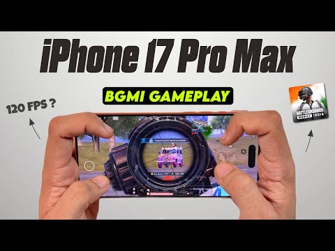 iPhone 17 Pro Max BGMI Gaming Test 🔥 FPS & Battery | Bixi Op Intense Solo vs Squad 1v4 Gameplay