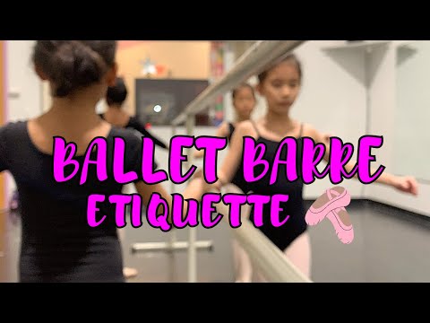 Ballet Barre Etiquette