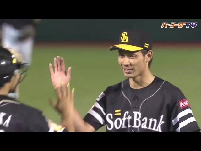 ホークス・武田 カーブ駆使して完封勝利!!