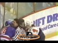 Feb 21 1991 Lindy Ruff Vs Craig Berube New York Rangers Vs Philadelphia Flyers COLLINS PUNCH