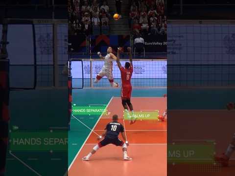 Best DEFENSE position 🔥🔊#volleyball #defense #beginners