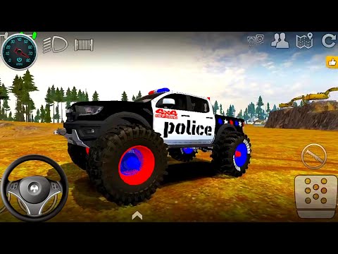 Offroad Outlaws - Monster Police Jeep Car Impassable Uphill Driving Car Racing Android Simulator