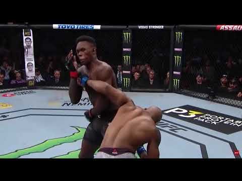 The counter Punch from Yoel Romero vs Israel Adesanya