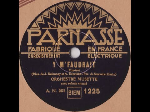 Paul Romby et Daragon  " Y m'faudrait "    1937