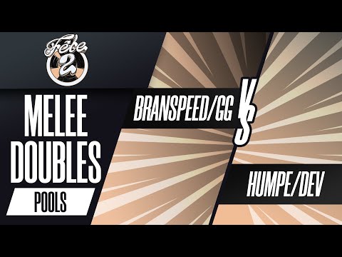 Branspeed/GG vs. Humpe/Dev - Melee Doubles Pools - Fete 2