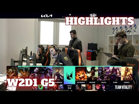 Fnatic vs Vitality - Highlights | Week 2 Day 1 S11 LEC Spring 2021 | FNC vs VIT