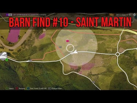Forza Horizon 2 | Barn Find #10 Location (Saint Martin) | Alfa Romeo Guilia