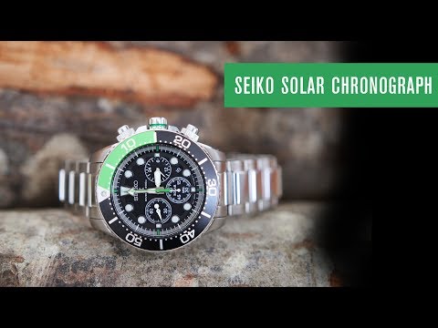 Seiko Chronograph Solar V175 | Test | REVIEW | DEUTSCH