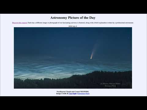 2020 July 09 - Noctilucent Clouds and Comet NEOWISE