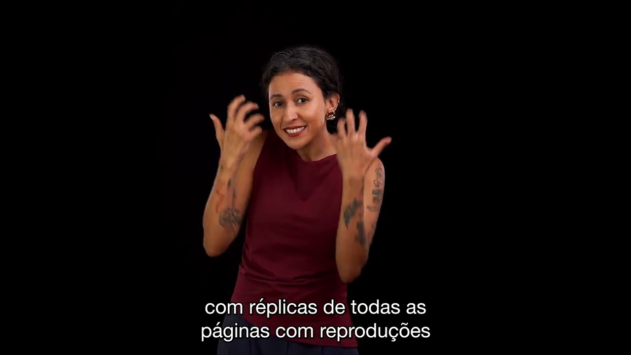 MASP Acessibilidade | Sandra Gamarra Heshiki: réplica | Faixa de apresentação