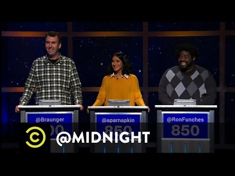 Ron Funches, Matt Braunger, Aparna Nancherla - OkCreepy  - @midnight w/ Chris Hardwick Video