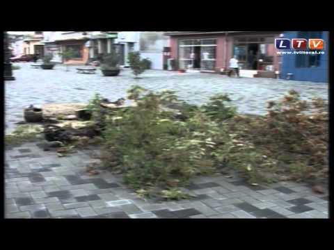 Furtuna care s-a abătut asupra oraşului Cernavodă a lăsat dezastru în urmă - Litoral TV