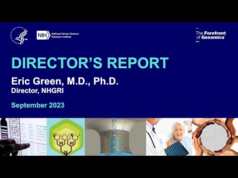 NACHGR Director Report (September 2023) - Eric Green