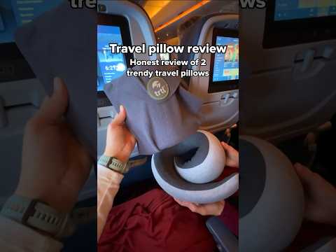 Honest review of 2 trendy travel pillows… ✈️😴 #adventuretravel #travel #traveltips