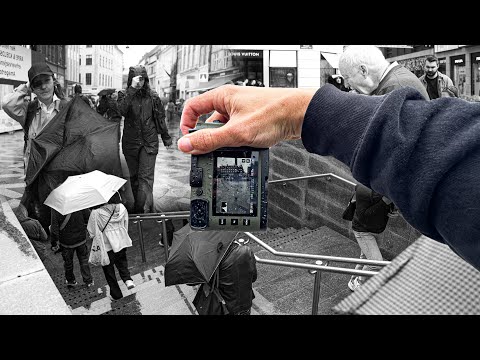 POV Rainy Black & White Street Photography Copenhagen