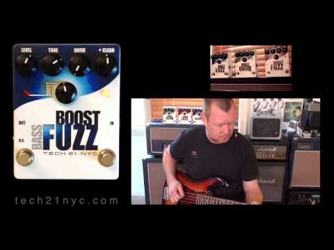 Tech21 Bass Boost Fuzz Metallic Analog Bass Fuzz