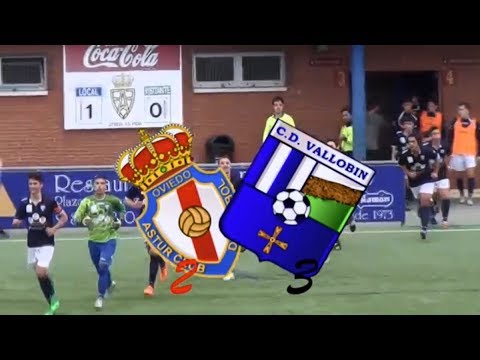 Astur CF 2-3 CD Vallobín resumen Liga Nacional Juvenil