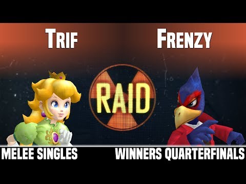RAID - vL | Trif (Peach) vs 8BP | Frenzy (Falco) - MELEE SINGLES - WINNERS QUARTERFINALS