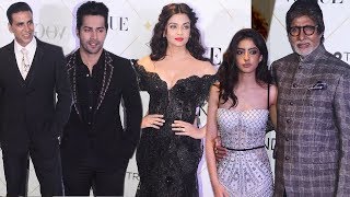 Full Event: Aishwarya Rai With Bachchan Family, Shahid- Mira At Vogue Beauty Awards 2017