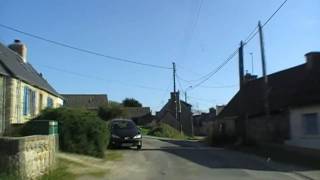 preview picture of video 'Driving Through Kerret Near Crozon, Finistère, Bretagne, France 14th October 2009'