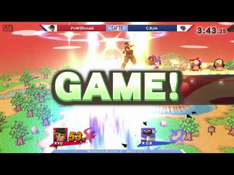 Saturdays are for the Boys WR2 - PoW!|Ronald (Ryu) vs C. Kyle (R.O.B.)