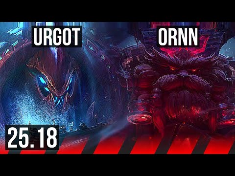 URGOT vs ORNN (TOP) | NA Master | 25.18