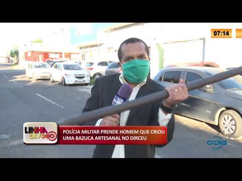 PM prende homem que criou uma bazuca artesanal no Dirceu (25 05 20)