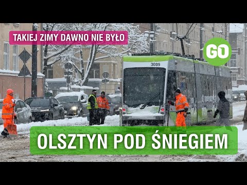 Zasypany śniegiem Olsztyn | Rekordowe opady | Zimowy spacer po mieście | Ostatni dzień roku