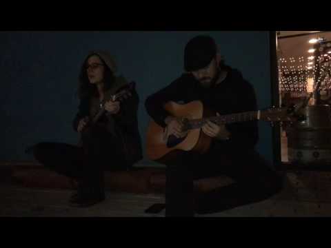 Gabby and Brandon - green grass @ sip coffee and beer house