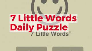 7 Little Words Daily Puzzle October 26 2018