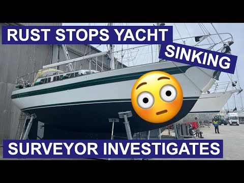 Hull Thickness Survey Finds Only Rust Stopped Yacht Sinking